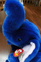 TY PEANUT the ELEPHANT Royal Blue Beanie Buddy 199