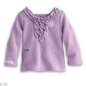 My American Girl SNOWFLAKE PAJAMAS for Doll SATIN 