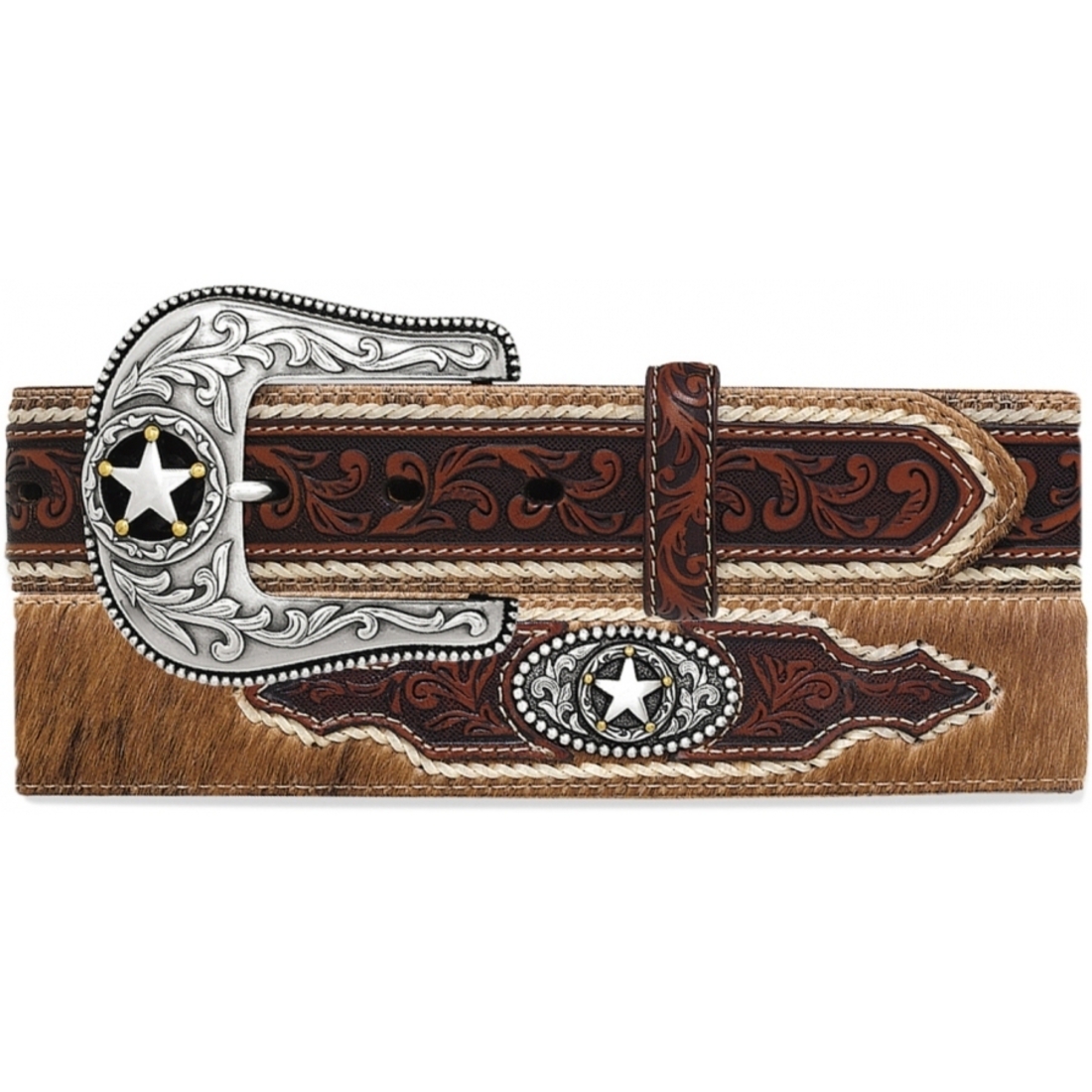 Tony Lama Western Mens Belt Leather 