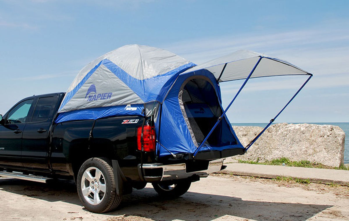 57022 Napier Sportz 57 Series Blue Grey Truck Tent Fits Full Size