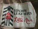 Vtg  Lilli Ann mod suede leather faux fur jacket b