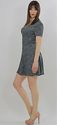 Vtg 80s 90s mini Floral Festival Grunge Boho Hippi