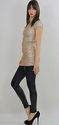 Vtg 90s Gold sequin bandage bodycon deco party min