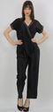 Vintage 70s Gold metallic Deep V Plunging Party Co