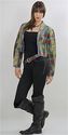 Vintage 80s Tribal India Ethnic Short Cropped Boho