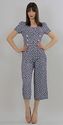 Vtg 80s 90s Grunge Boho Draped Festival Navy Blue 