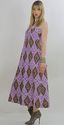 Vintage 70s purple Bold Abstract Geometric Hippie 