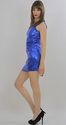 Vtg 80s 90s Sequin beaded  Bodycon Deco Cocktail P