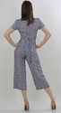 Vtg 80s 90s Grunge Boho Draped Festival Navy Blue 