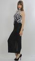Vintage 80s silk sequin beaded art deco geometric 
