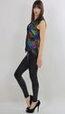 Vtg 80s Encrusted flapper deco sequin beaded party