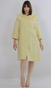 Vtg 60s cocktail party Cashmere wool blonde mink c