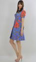 Vintage 70s Hippie Boho prairie peasant mini dress