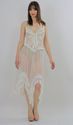 Bridal chemise slip corset top wedding negligee Vi