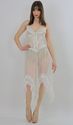 Bridal chemise slip corset top wedding negligee Vi