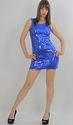 Vtg 80s 90s Sequin beaded  Bodycon Deco Cocktail P
