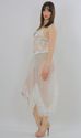 Bridal chemise slip corset top wedding negligee Vi