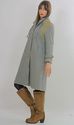 Vintage 70s BOHO Hippie MOD color block wool coat 
