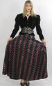 Vintage 70s boho hippie party maxi dress skirt pat
