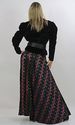 Vintage 70s boho hippie party maxi dress skirt pat