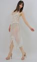 Bridal chemise slip corset top wedding negligee Vi