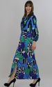 LANVIN Vintage 60s Boho Hippie Mod designer maxi s