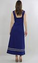 Vintage 70s Boho Hippie Nautical Sailor Navy halte