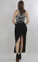 Vintage 80s silk sequin beaded art deco geometric 
