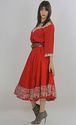 Vintage 70s Boho Hippie Prairie peasant dress top 