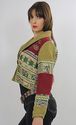 Vintage 80s ethnic tribal southwestern boho croppe