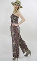 Vintage 90s Boho Hippie Paisley print party maxi d