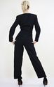 Vtg 80s Boho Hippie Mod party maxi dress jumpsuit 
