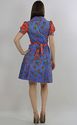 Vintage 70s Hippie Boho prairie peasant mini dress