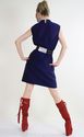  Vintage 60s Mod party mini dress space age dolly 