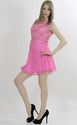 Vintage 60s SHEER sequin beaded deco party mini dr