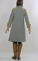 Vintage 70s BOHO Hippie MOD color block wool coat 