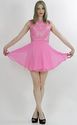 Vintage 60s SHEER sequin beaded deco party mini dr