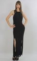 Vtg 80s Silk sequin beaded art deco boho party max