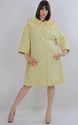 Vtg 60s cocktail party Cashmere wool blonde mink c