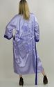 Vtg 80s Asian embroidered kimono robe REVERSIBLE g
