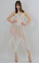 Bridal chemise slip corset top wedding negligee Vi