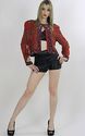 Vtg 80s silk sequin encrusted beaded deco party to