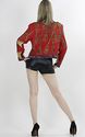 Vtg 80s silk sequin encrusted beaded deco party to