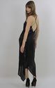 Vtg 90s sequin beaded flapper cocktail  party maxi