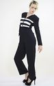 Vtg 80s Boho Hippie Mod party maxi dress jumpsuit 