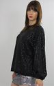 Vtg 90s sequin beaded party cocktail dress top tun