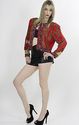 Vtg 80s silk sequin encrusted beaded deco party to