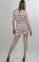 Vintage 60s Mod Abstract Geometric Polka dot Dolly