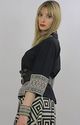 Vintage 70s Hippie boho ethnic dress top tunic shi