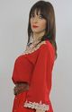 Vintage 70s Boho Hippie Prairie peasant dress top 